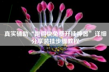 真实辅助“跑得快免费开挂神器”详细分享装挂步骤教程