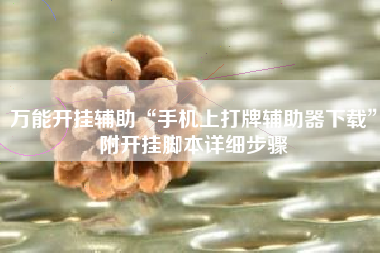 万能开挂辅助“手机上打牌辅助器下载	”附开挂脚本详细步骤