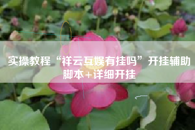 实操教程“祥云互娱有挂吗”开挂辅助脚本+详细开挂