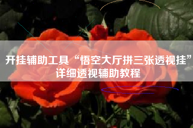 开挂辅助工具“悟空大厅拼三张透视挂	”详细透视辅助教程