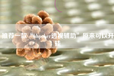推荐一款“hhpoker透视辅助	”原来可以开挂